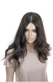 Накладка з натурального волосся Brown 039
