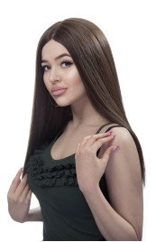Довга натуральна перука Voevodins Brown 20