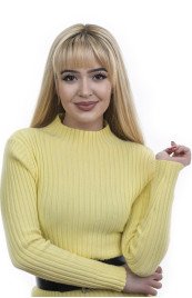 Натуральна перука блонд Voevodins Gold‑165A
