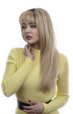 Натуральна перука блонд Gold 165A