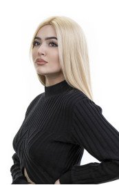Натуральный парик блонд Gold 208