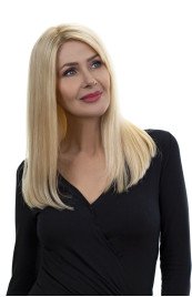 Натуральный парик блонд Gold 208