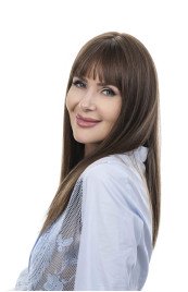 Натуральна русява перука з чубчиком Voevodins Brown 272