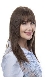 Натуральна русява перука з чубчиком Voevodins Brown 272