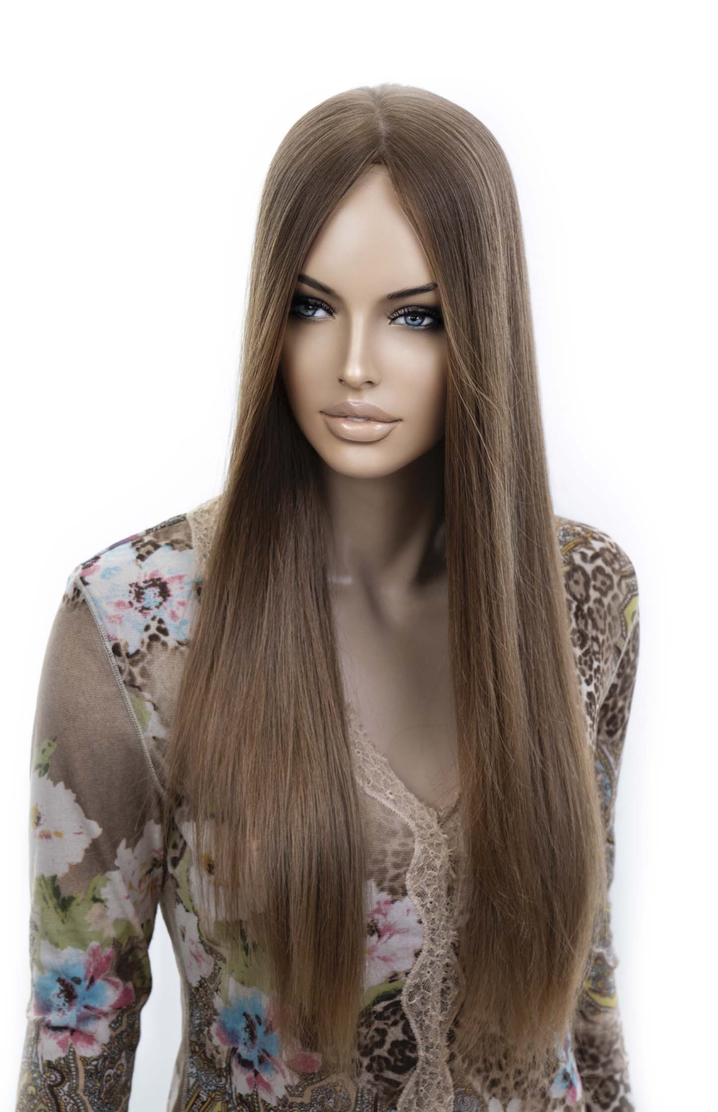 Накладка из натуральных волос Light Brown 238